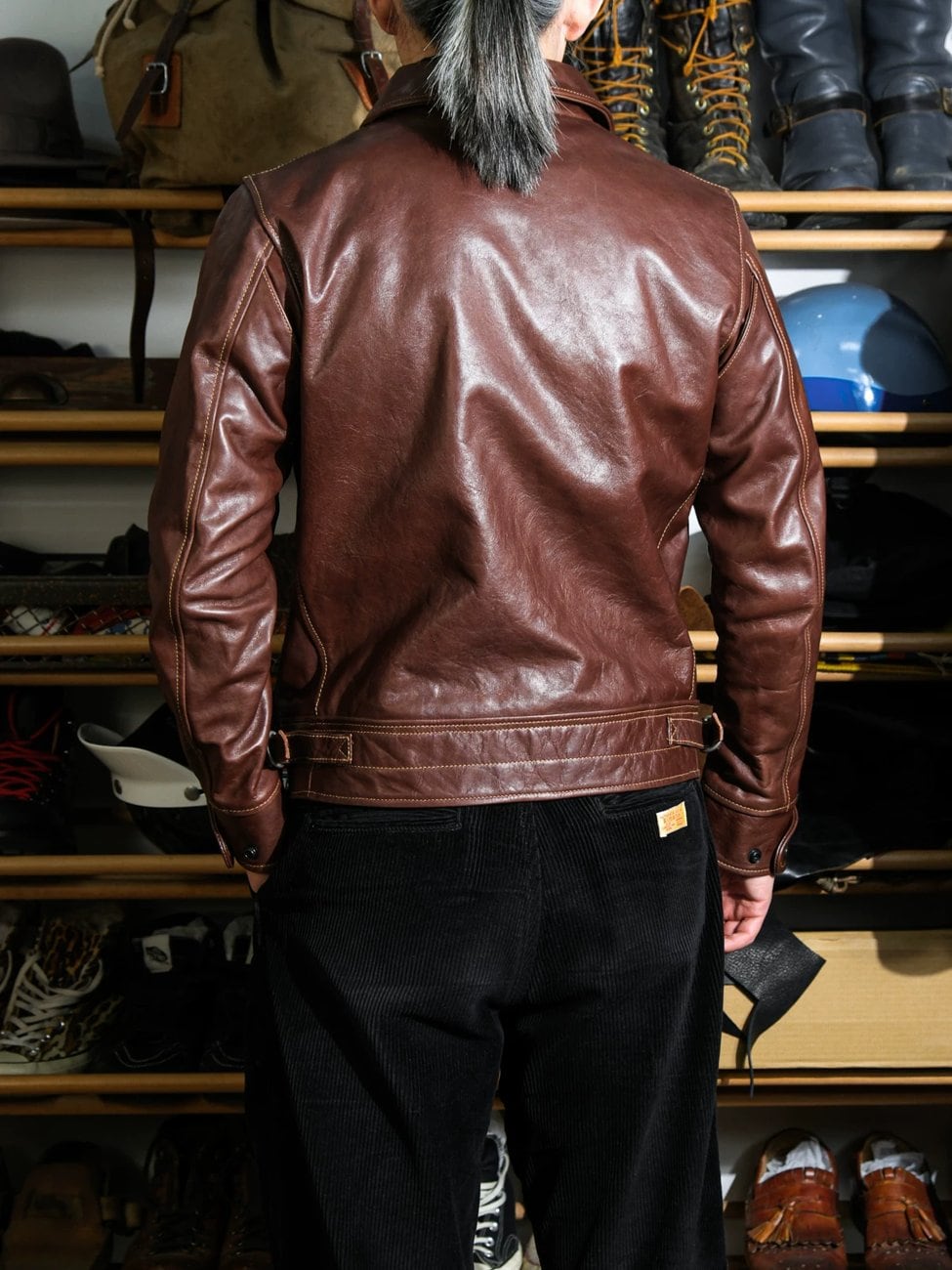Highway Patrol Single Riders — 1930s Horsehide