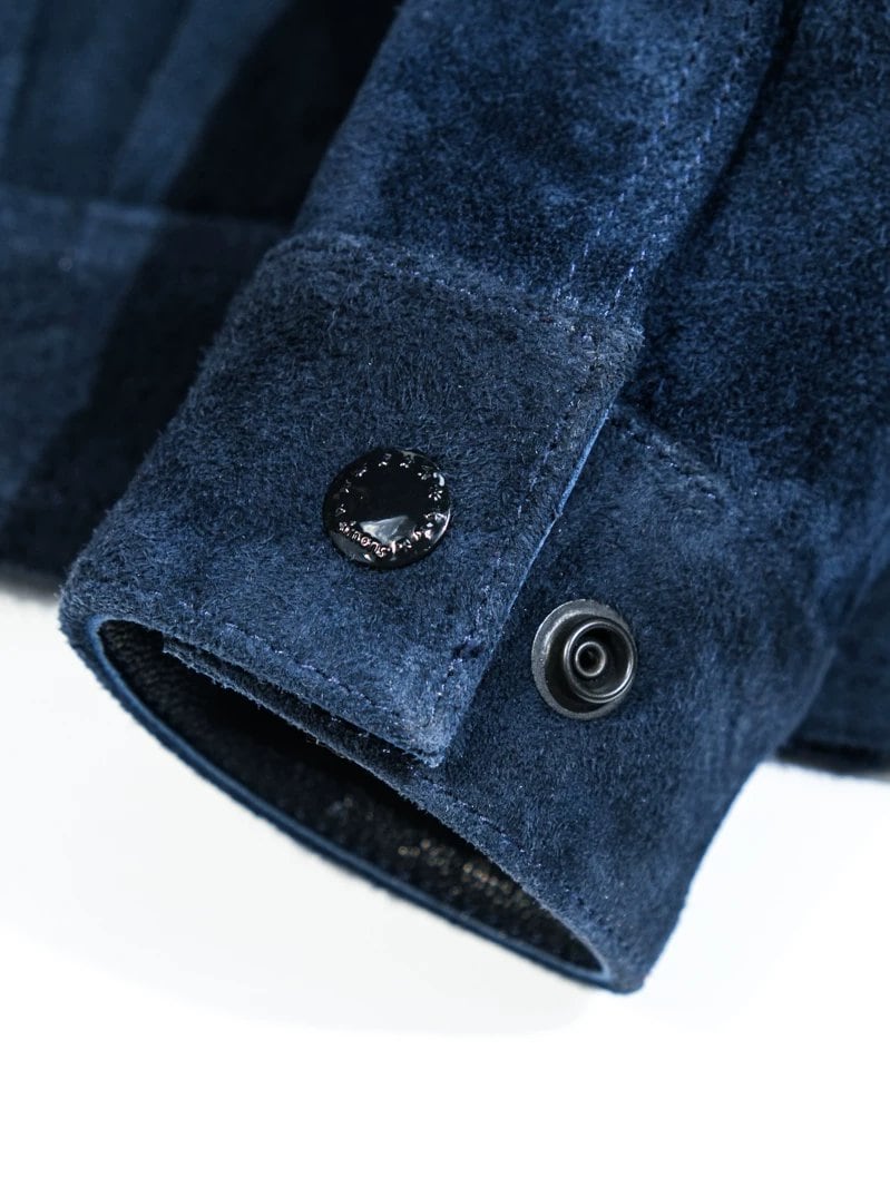 Suede Trucker Jacket — Third Type, Goat Suede