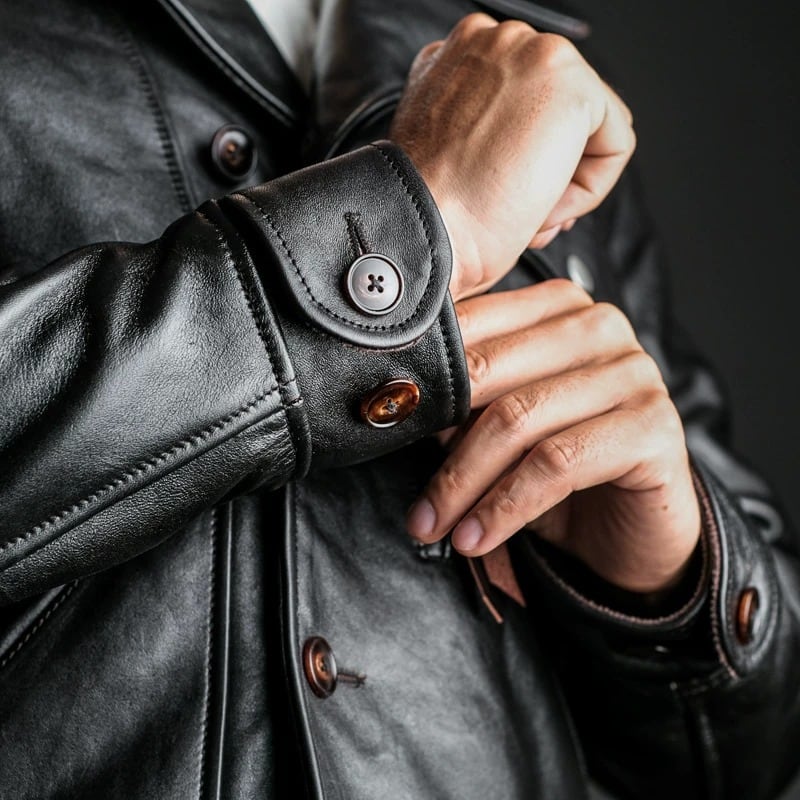 Car Coat — 1940s Horsehide