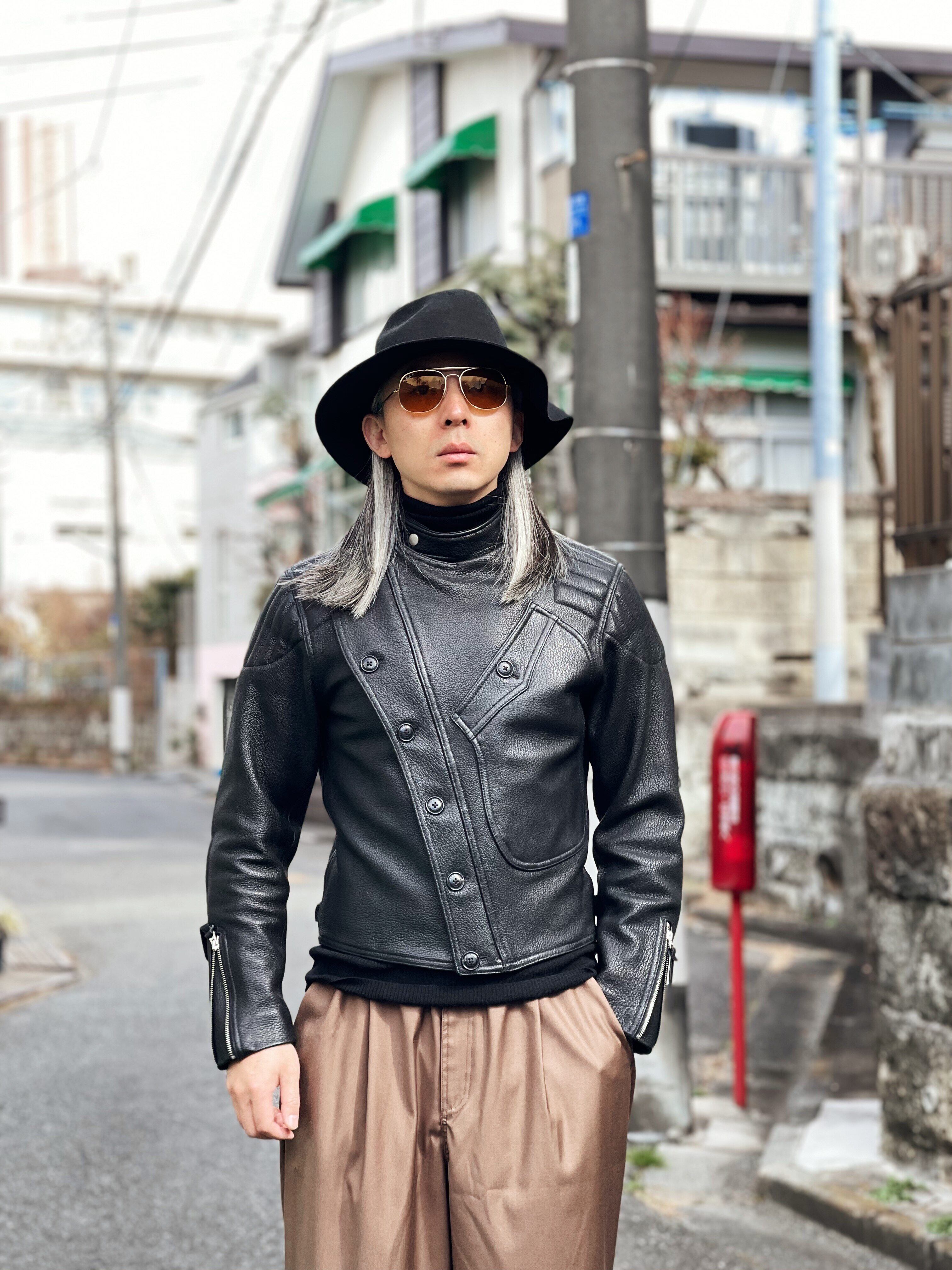 1920s Vintage Classic Riders Jacket — Heavy Goatskin