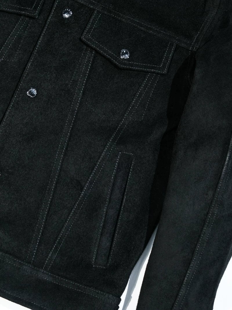 Suede Trucker Jacket — Third Type, Goat Suede