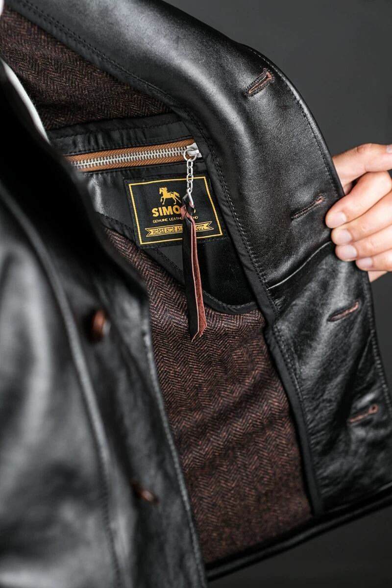Car Coat — 1940s Horsehide