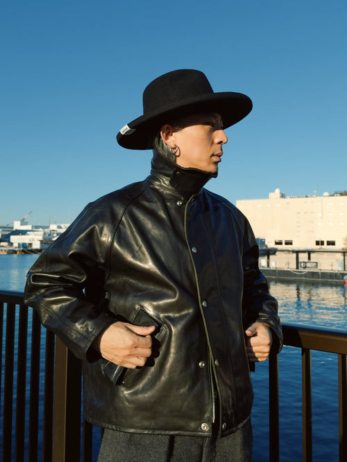 Courier Jacket — ECO Oil-Wax Calfskin