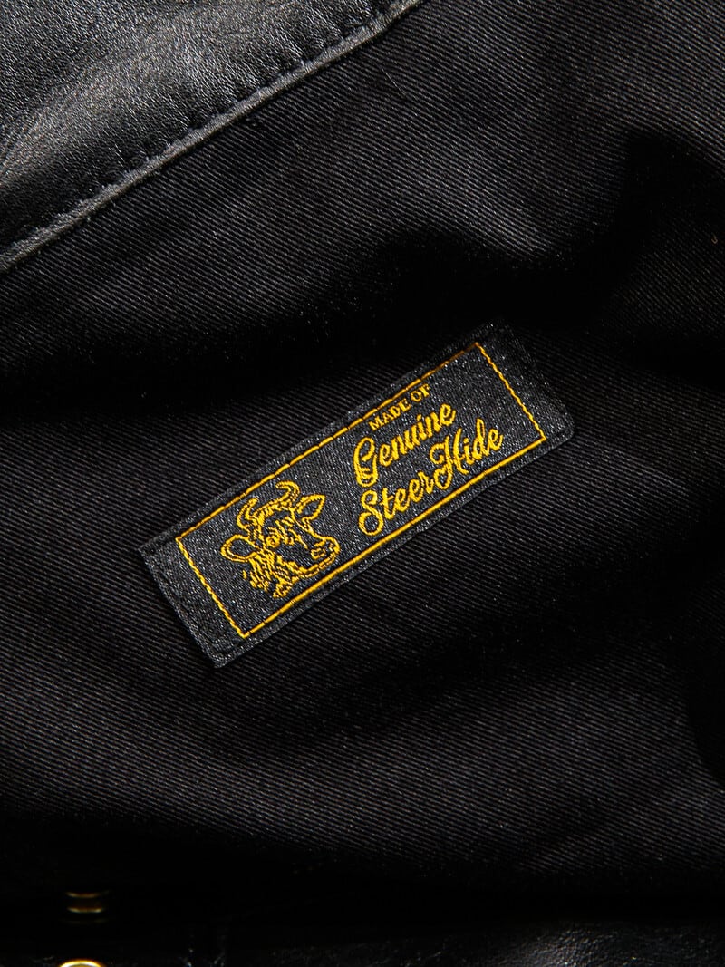 Riders Trousers — Classic Five Pocket, Straight Fit, Black Calfskin