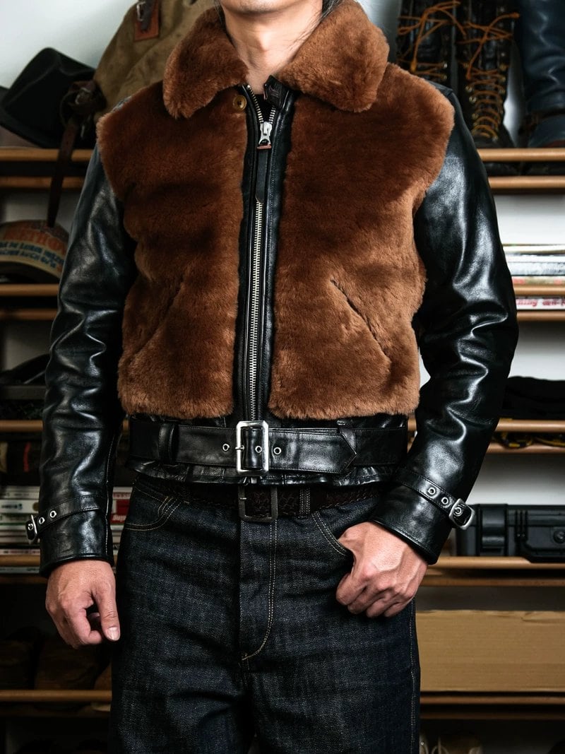GRIZZLY JACKET Mountain Fur Jacket — Merino Wool Pile, 1930s