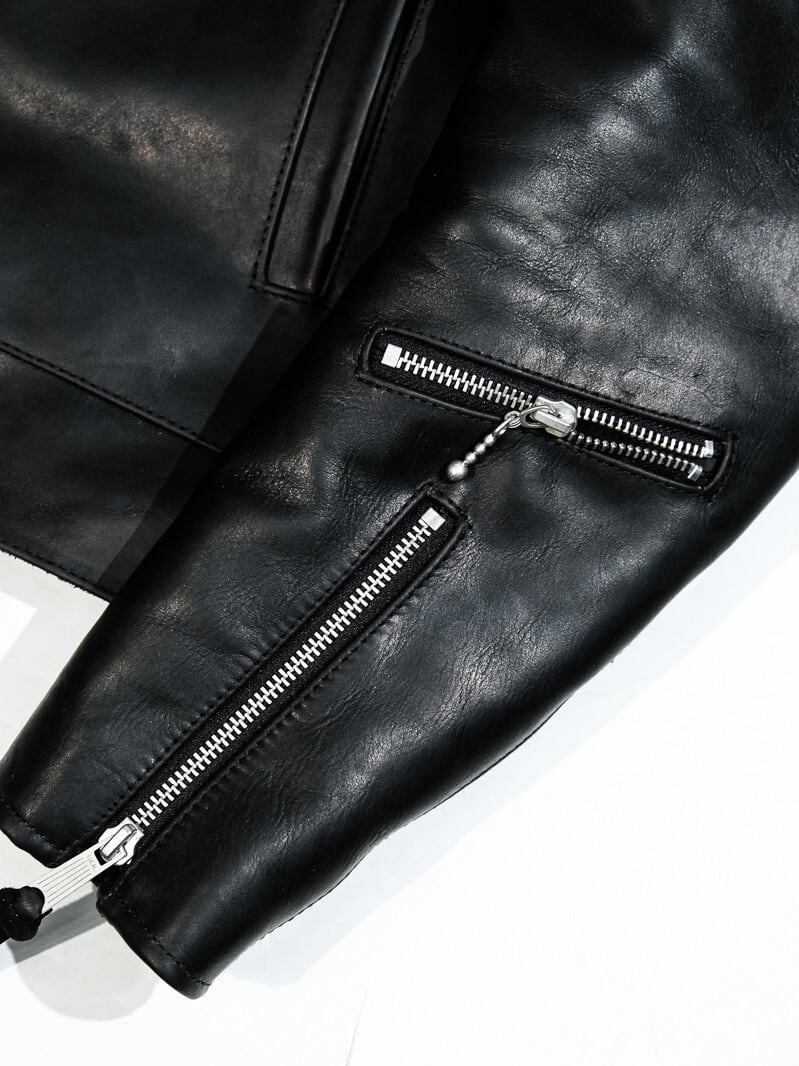 551 Leather Jacket — British Classic, Black Calfskin