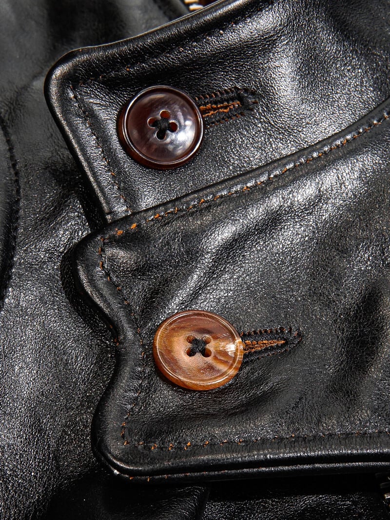 Sonoma Jacket ワイドショルダー絞り ホースハイド
