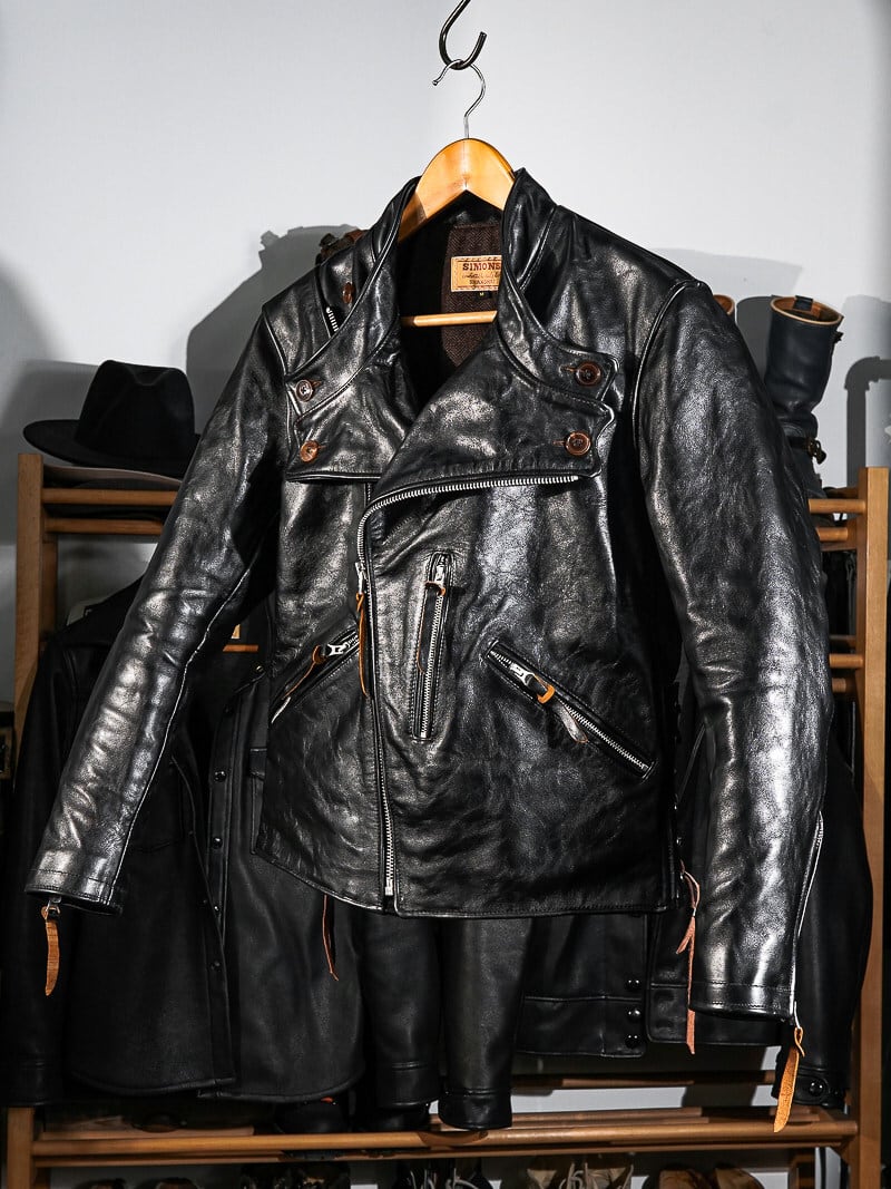 Sonoma Jacket ワイドショルダー絞り ホースハイド