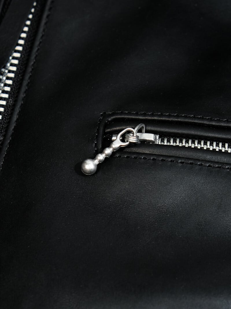 551 Leather Jacket — British Classic, Black Calfskin