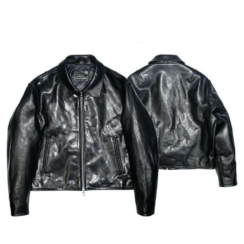 Wide Pattern 1930s Remake — Oil-Wax Calfskin