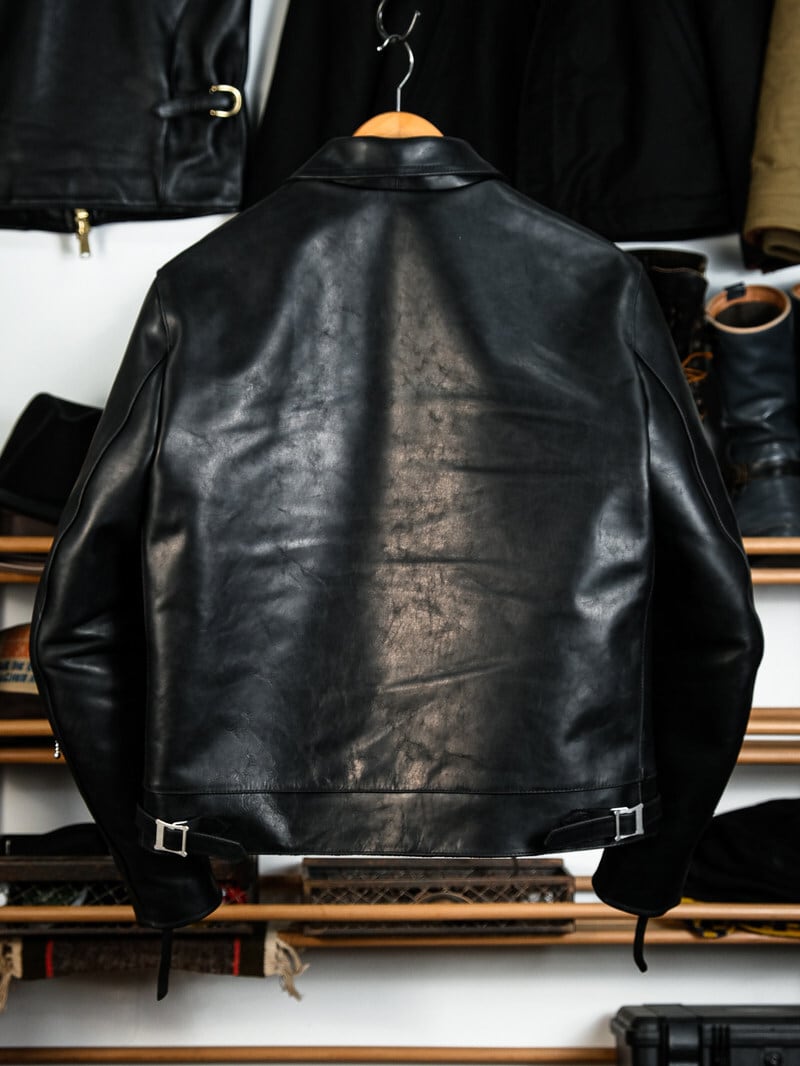 551 Leather Jacket — British Classic, Black Calfskin