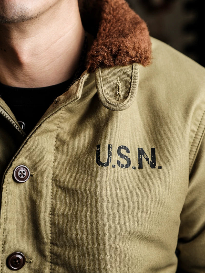 N-1 デッキジャケット 14oz ウール・アルパカ混 USN復刻 2ndモデル