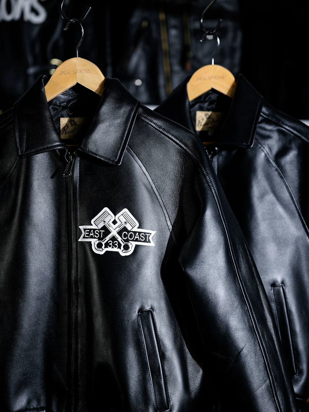 レザースタジャン CLUB JKT ワイド 逆三角シルエット 肉厚 フレンチシープスキン