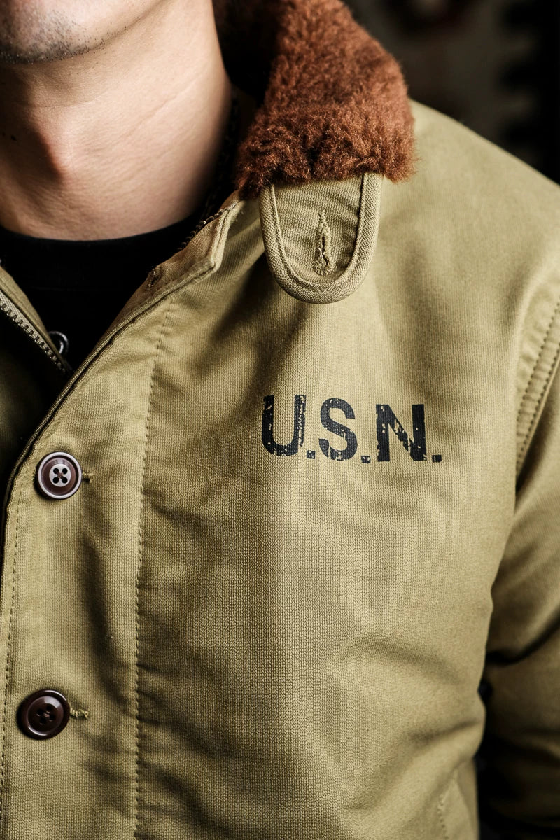 N-1 デッキジャケット 14oz ウール・アルパカ混 USN復刻 2ndモデル