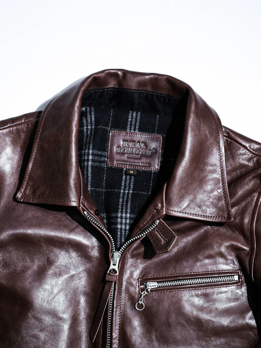 ハーフベルト レザージャケット 1930 SPORTS JKT パドヴァ シールブラウン 水染め ホースハイド