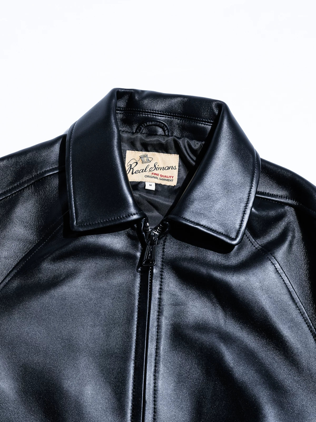 レザースタジャン CLUB JKT ワイド 逆三角シルエット 肉厚 フレンチシープスキン