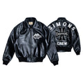 レザースタジャン CLUB JKT ワイド 逆三角シルエット 肉厚 フレンチシープスキン