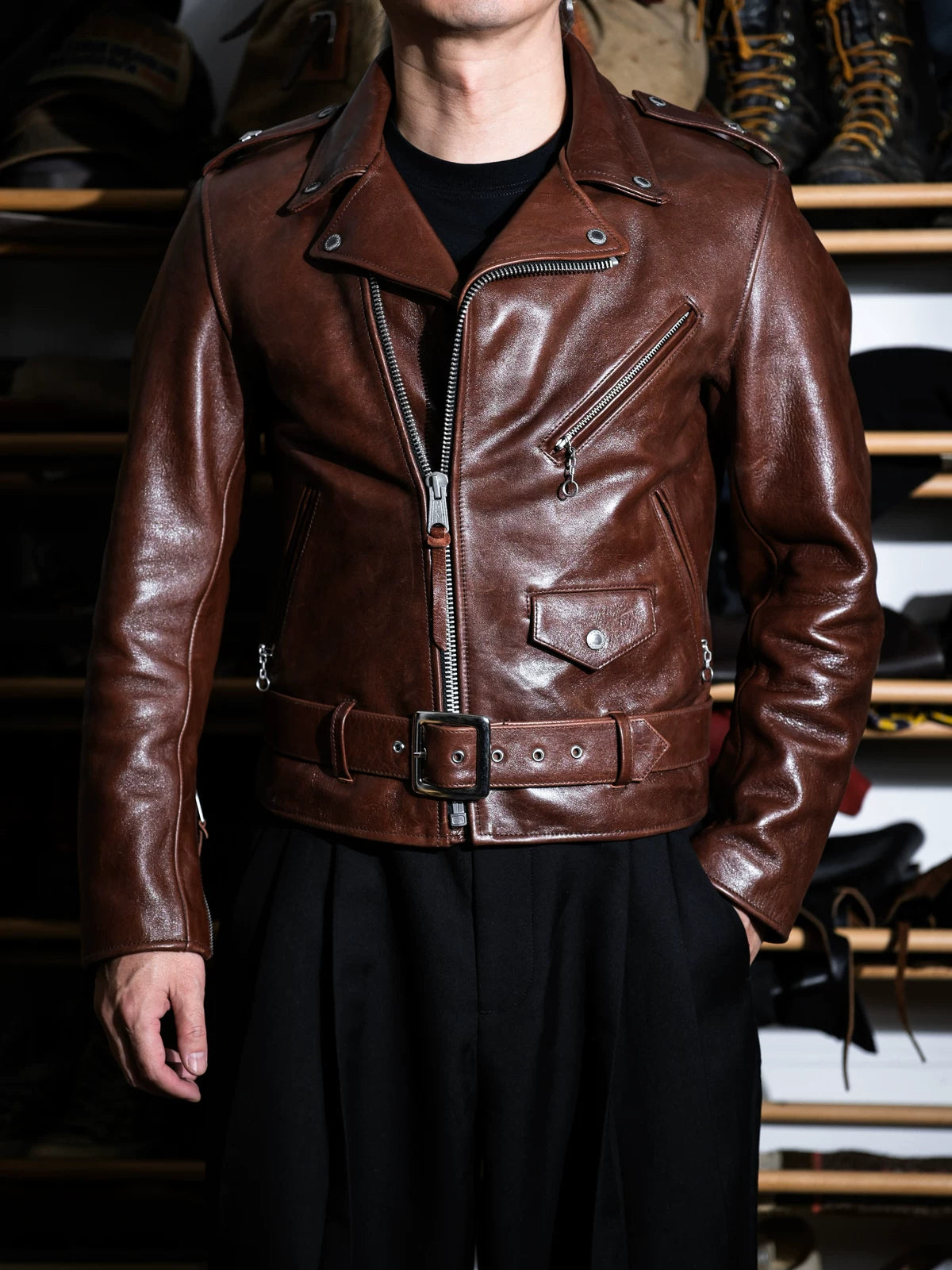 618 ダブルライダース REBEL 1950s ホースハイド