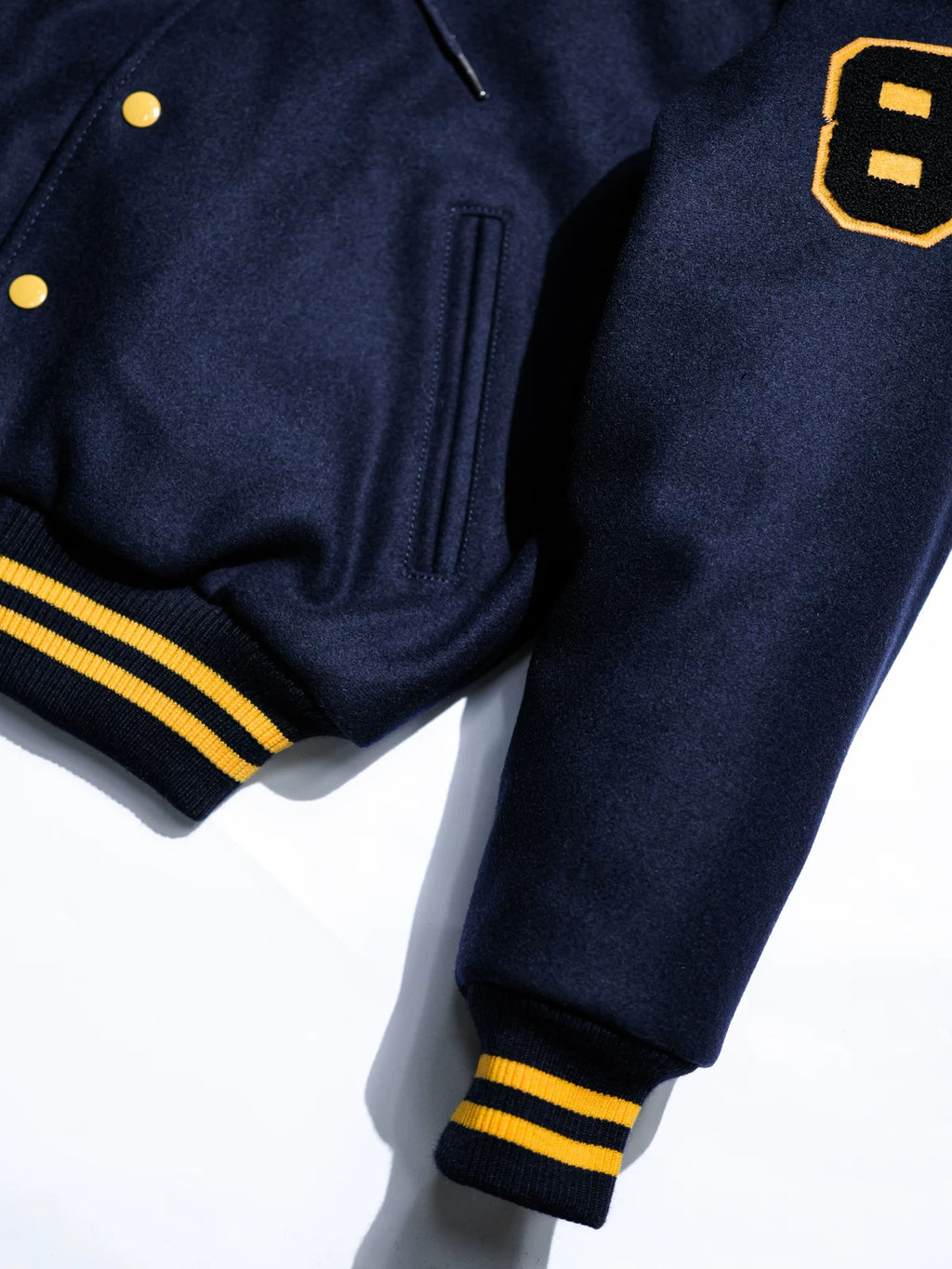 세일러 칼라 울 스타디움 재킷 SAILOR COLLAR 집 후드 1950s 복각