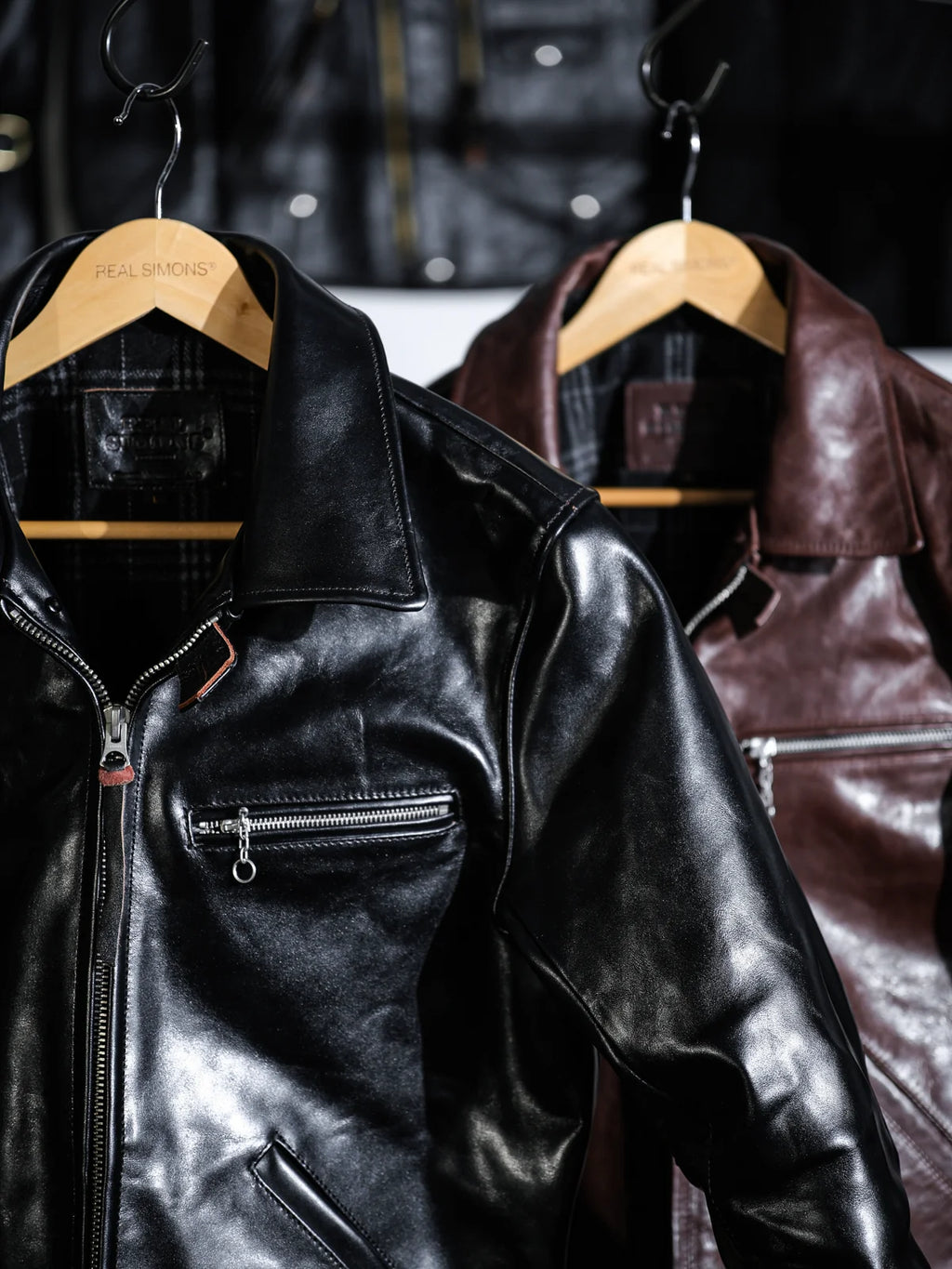 ハーフベルト レザージャケット 1930 SPORTS JKT パドヴァ シールブラウン 水染め ホースハイド
