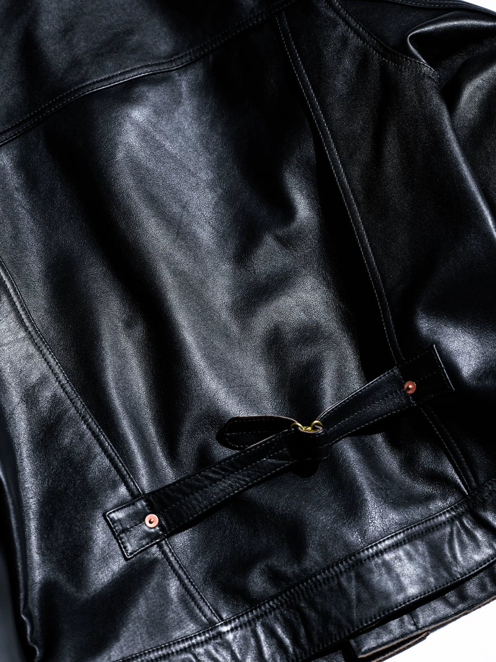 DURANGO Leather Trucker Jacket, Type1, Shield Pocket, Tea-Core Cowhide