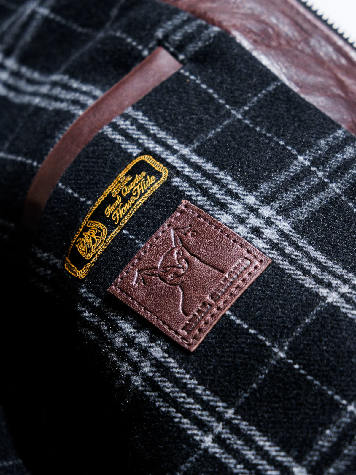 ハーフベルト レザージャケット 1930 SPORTS JKT パドヴァ シールブラウン 水染め ホースハイド
