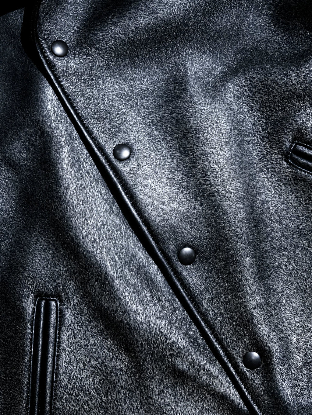 CAMDEN Leather Coach Jacket, Short and Wide, Thick French Sheepskin