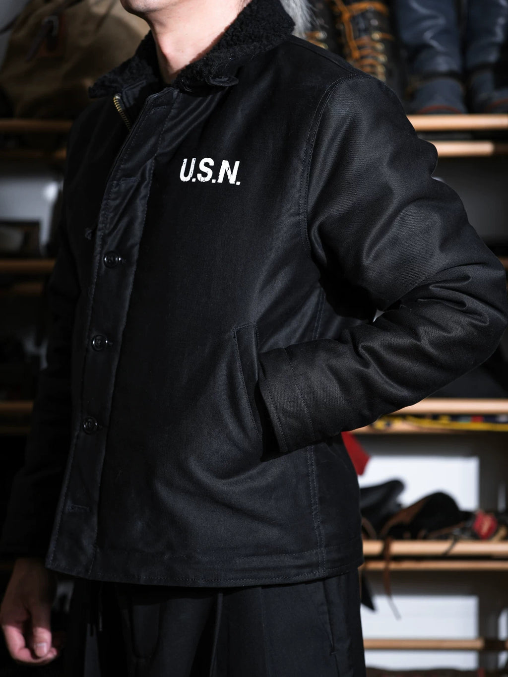 N-1 デッキジャケット 14oz ウール・アルパカ混 USN復刻 2ndモデル