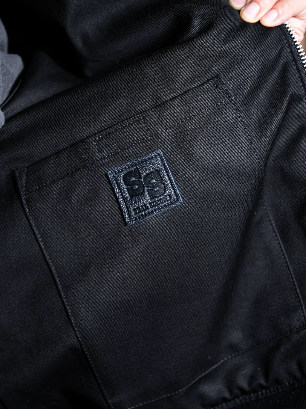 MA-1 レザーボンバージャケット MERCER ワイドシルエット 茶芯 カウハイド