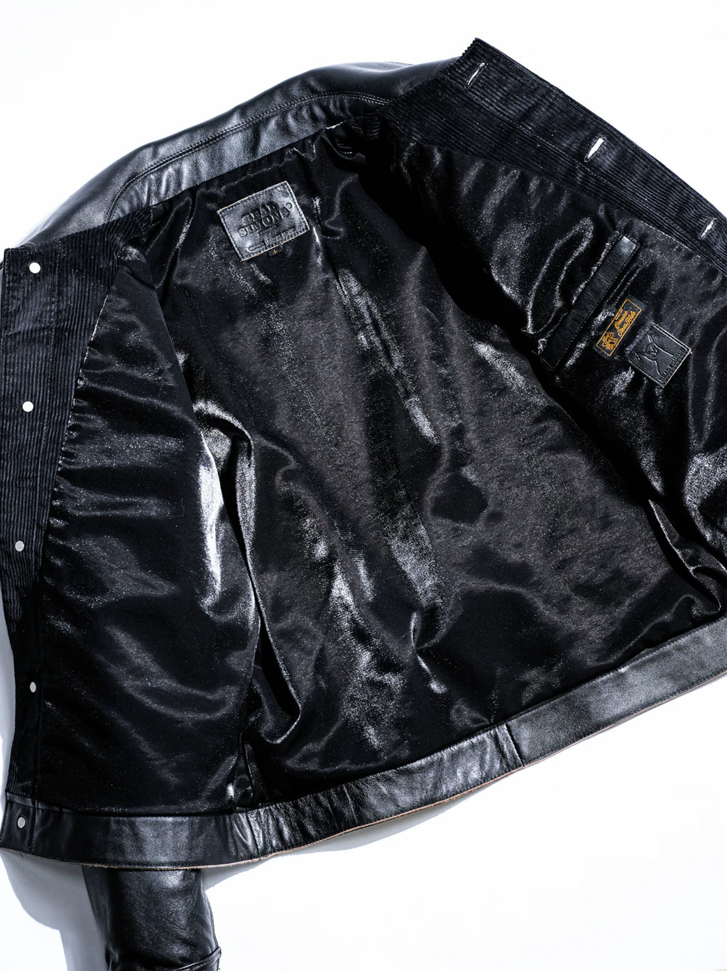 DURANGO Leather Trucker Jacket, Type1, Shield Pocket, Tea-Core Cowhide