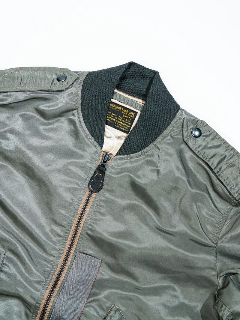 L-2B Flight Jacket — Sage Green, First-Year Reproduction, Nylon