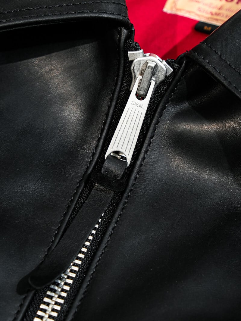 551 Leather Jacket — British Classic, Black Calfskin