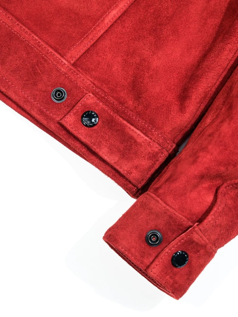 Suede Trucker Jacket — Third Type, Goat Suede