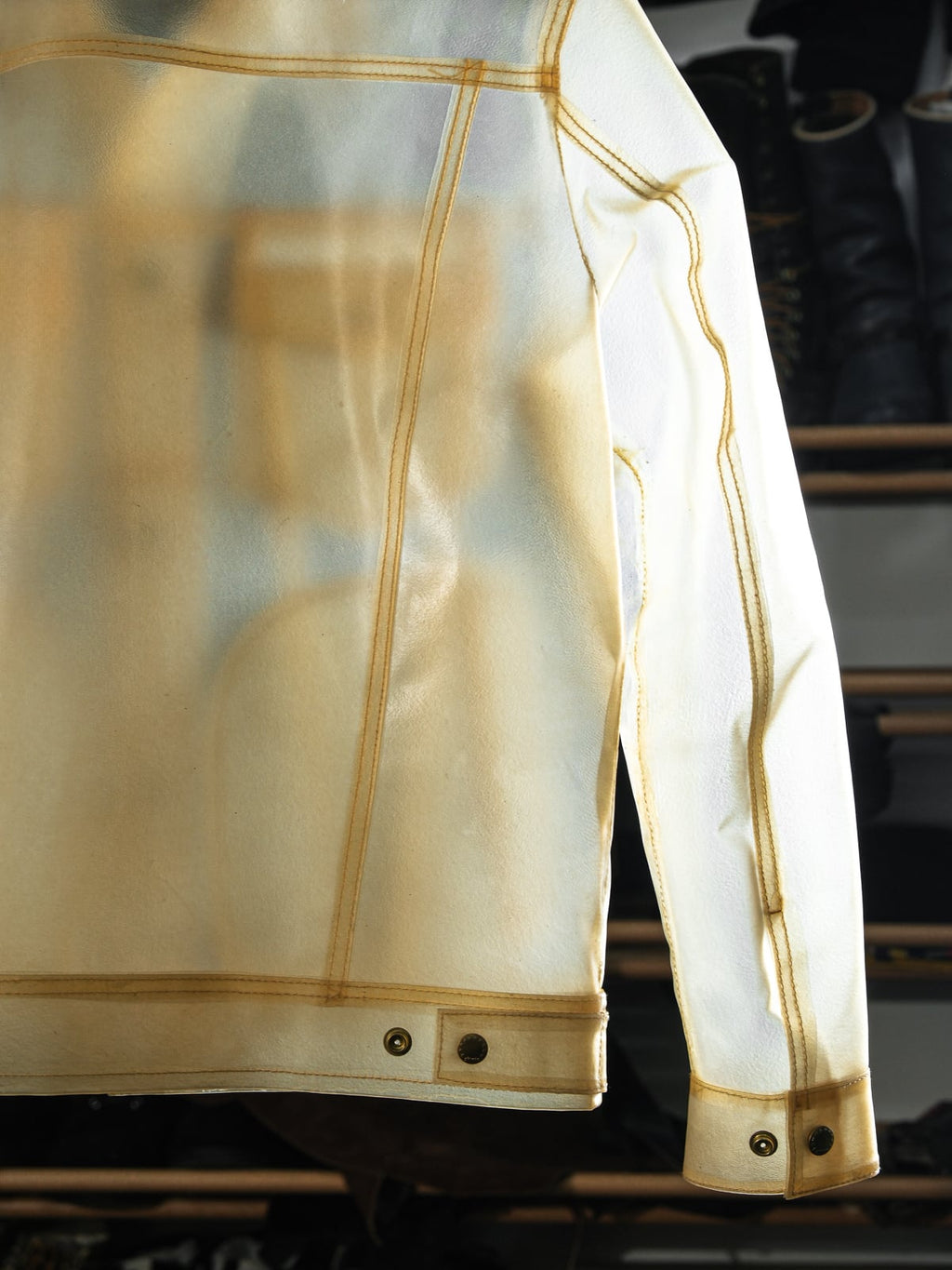 【受注生産】AURORA Jacket クリア ゴートスキン