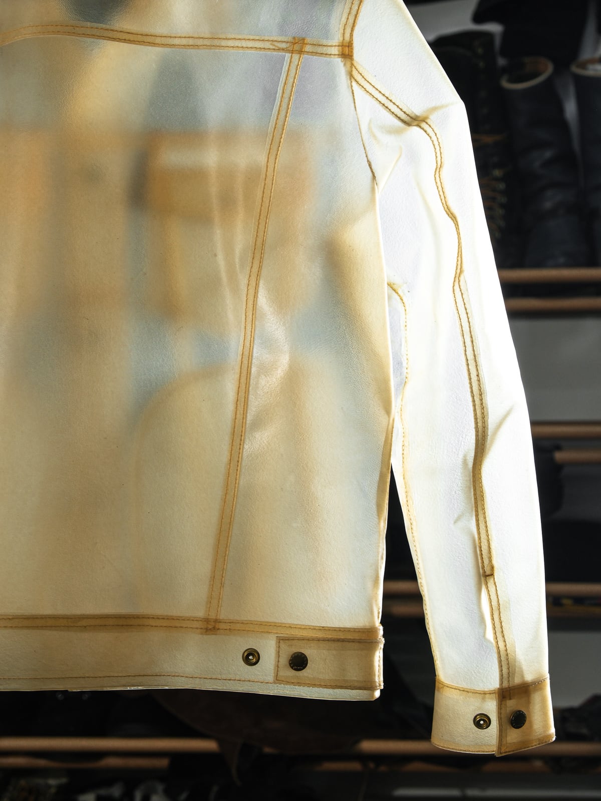 【受注生産】AURORA Jacket クリア ゴートスキン