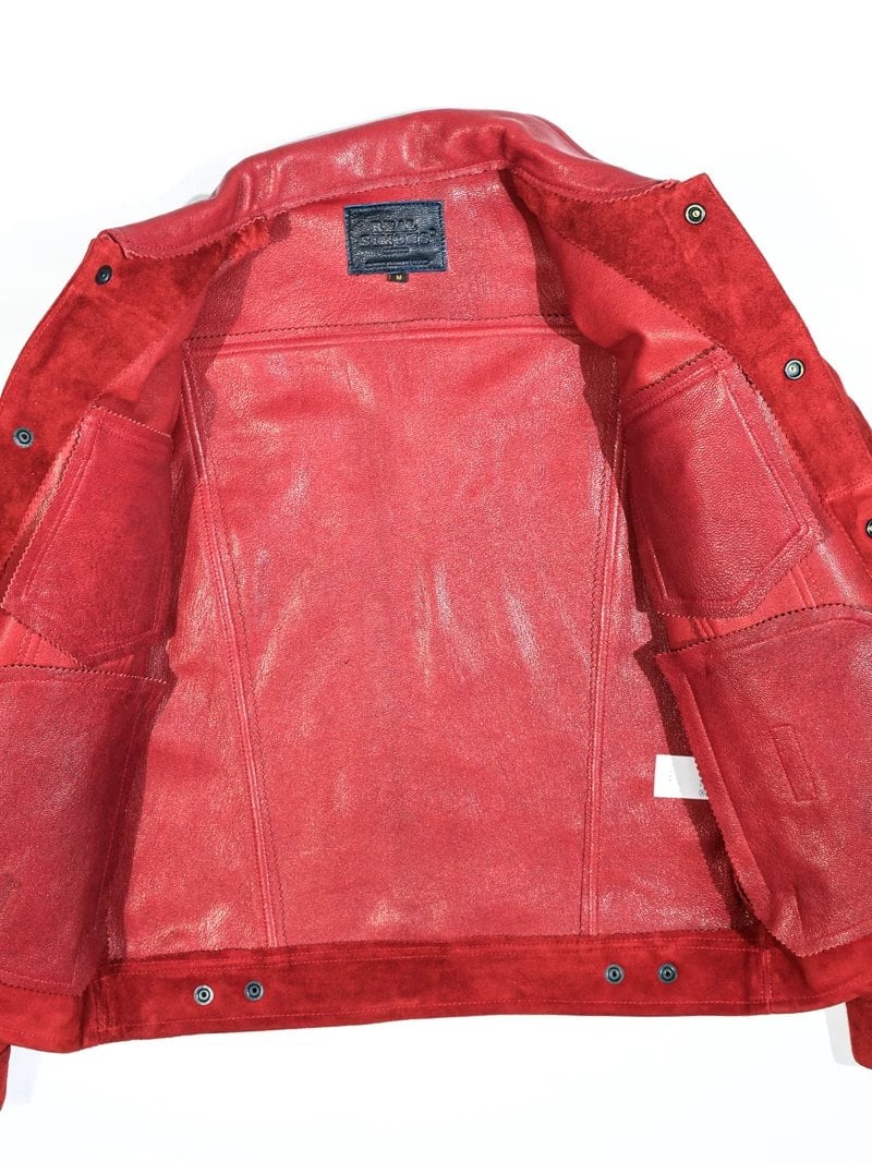 Suede Trucker Jacket — Third Type, Goat Suede