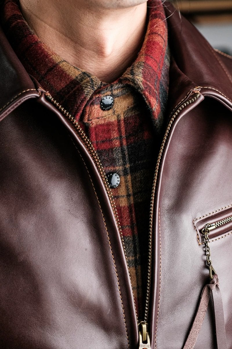 CPO Shirt Jacket — Check, Heavy, Coffee Brown Wool