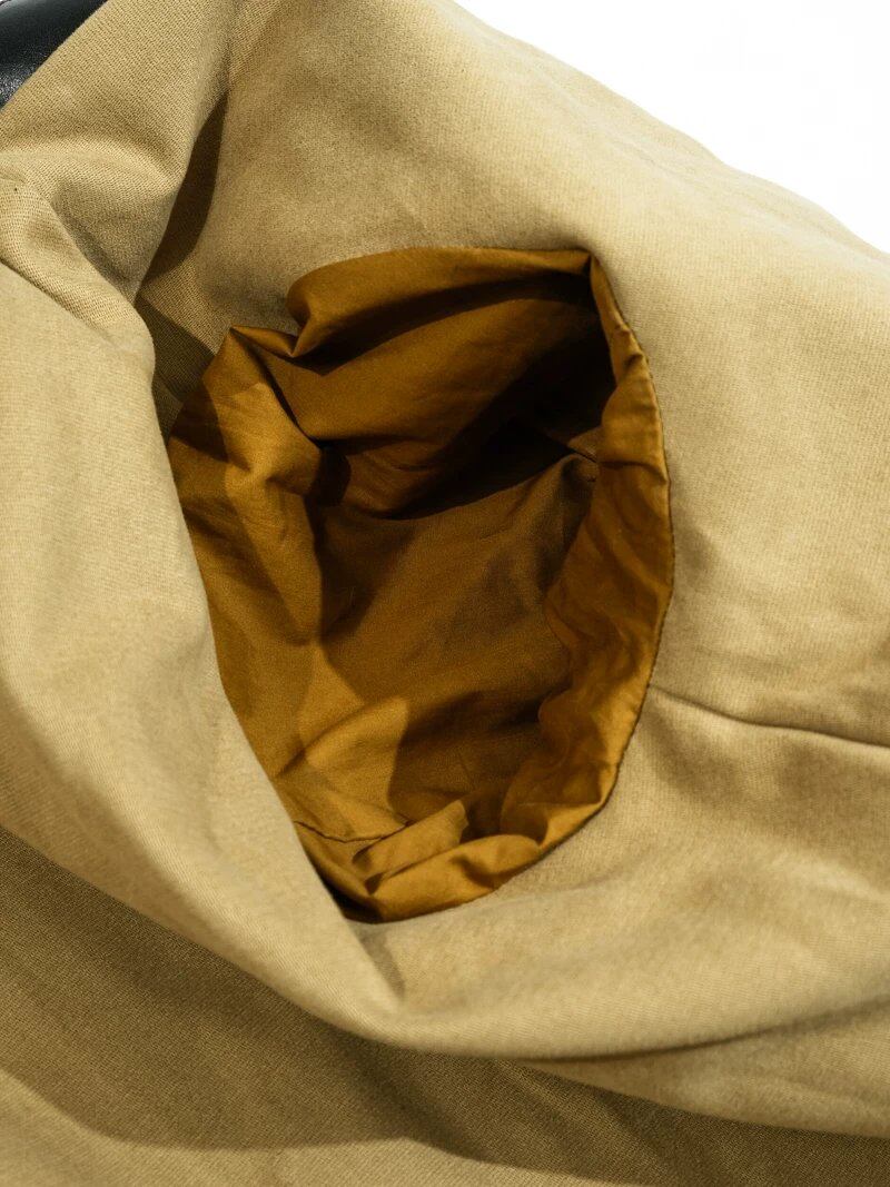 Café Racer Crew Neck — Tea-Core, 1960s Horsehide