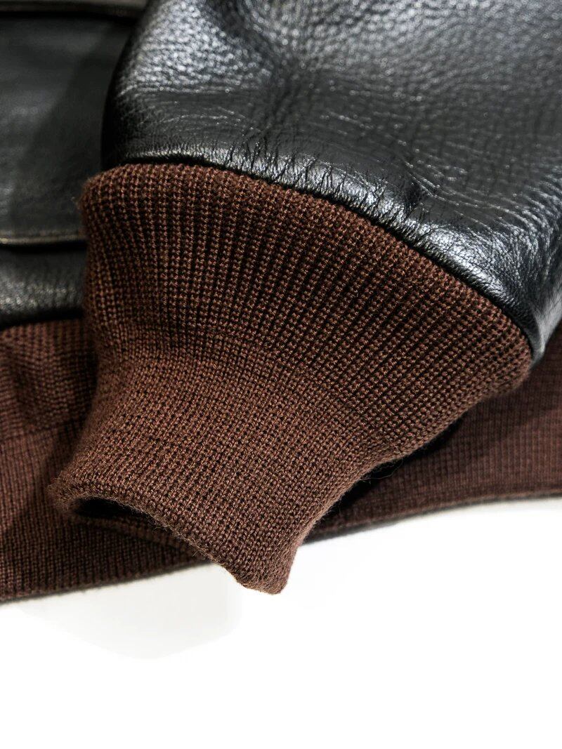 A-2 Leather Flight Jacket — Military, Short, Tea-Core Goatskin