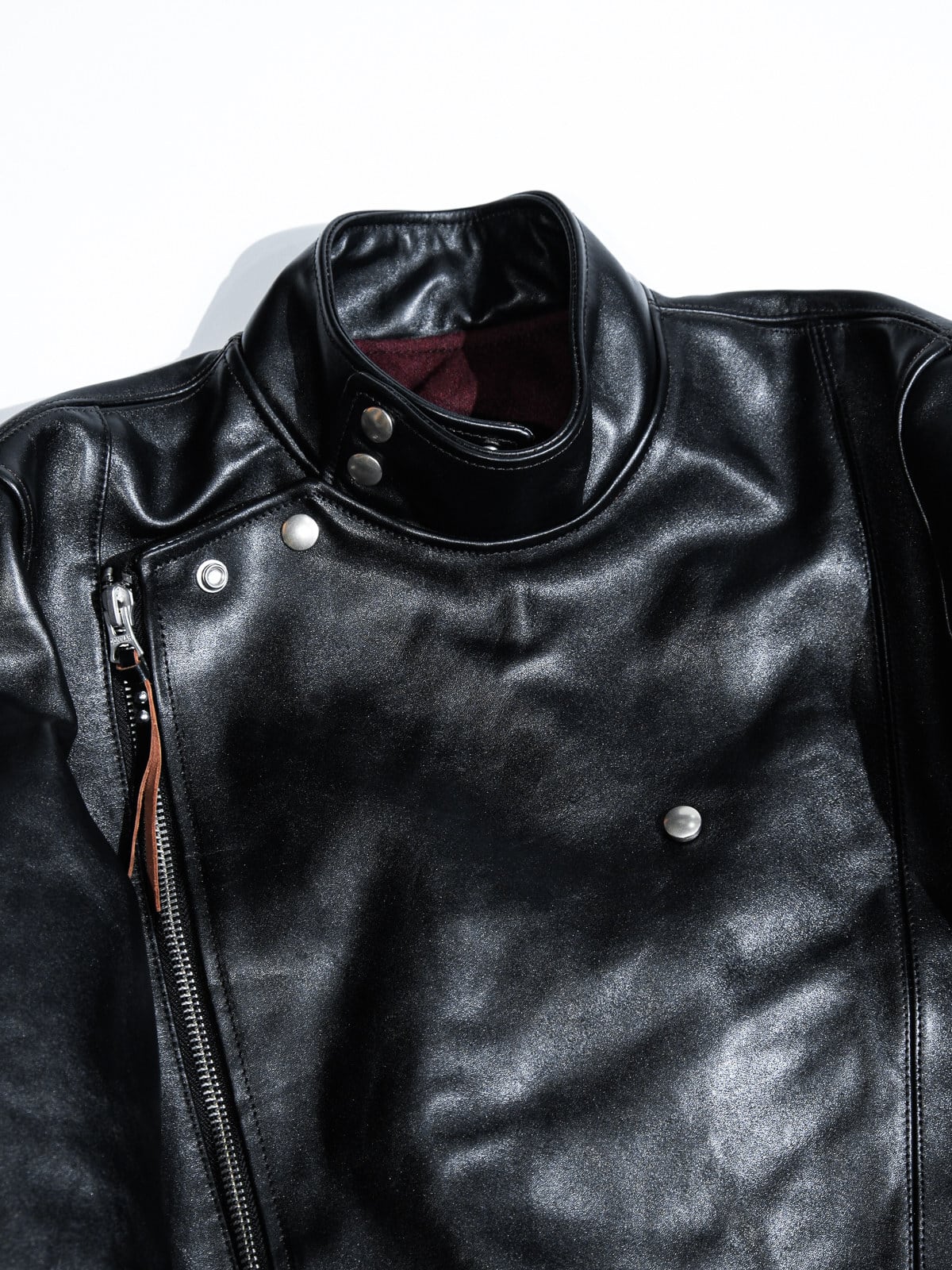 BLACK RIDGE Jacket ウエストシェイプ短丈 茶芯 ホースハイド