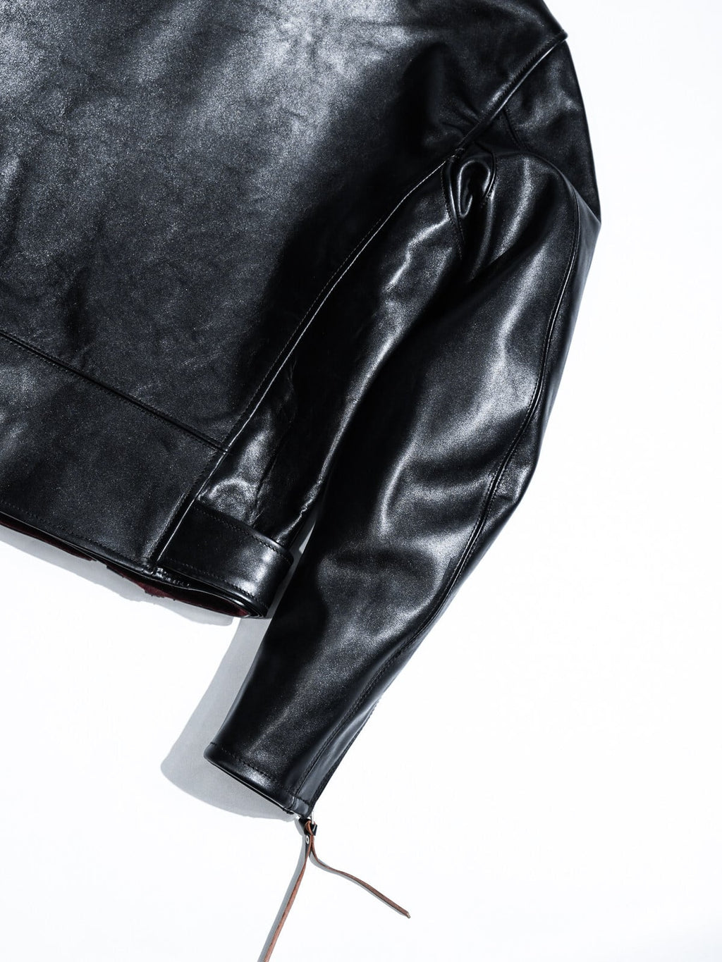 BLACK RIDGE Jacket ウエストシェイプ短丈 茶芯 ホースハイド