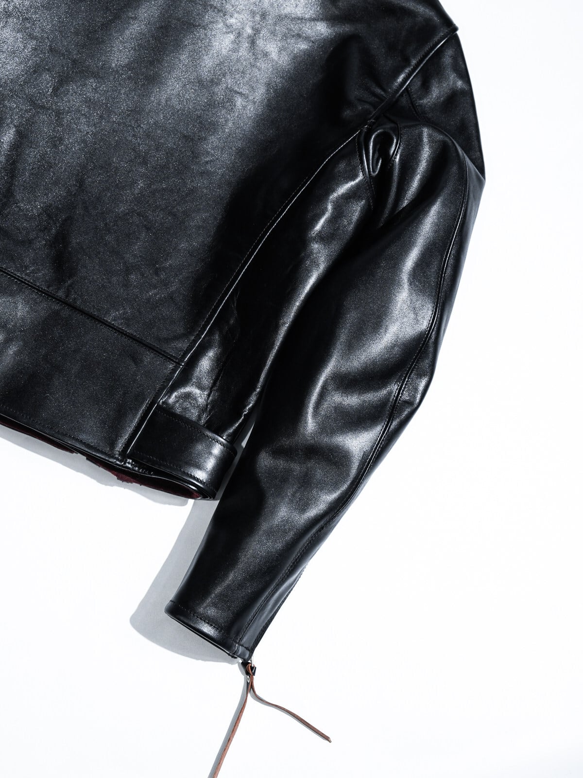 BLACK RIDGE Jacket ウエストシェイプ短丈 茶芯 ホースハイド