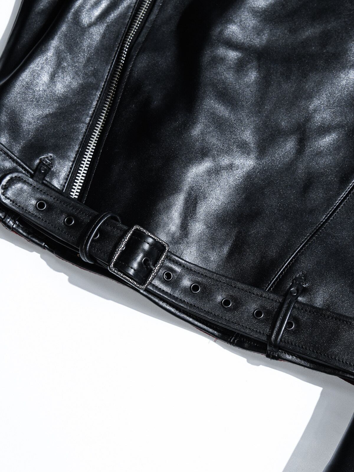 BLACK RIDGE Jacket ウエストシェイプ短丈 茶芯 ホースハイド