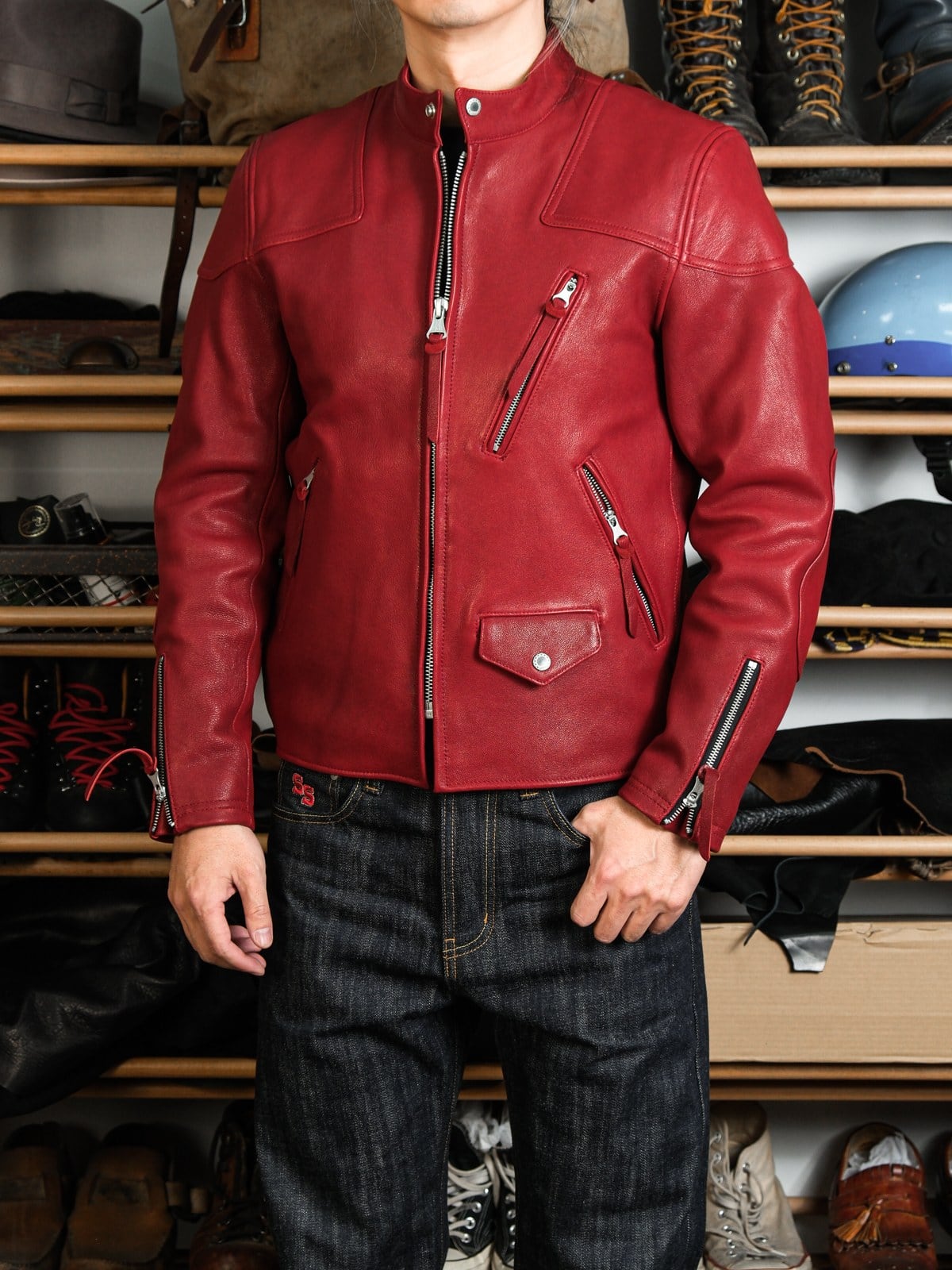 Single Riders Leather Jacket — Tannin Tanned Goatskin