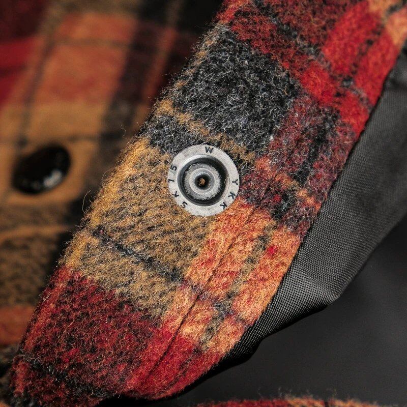 CPO Shirt Jacket — Check, Heavy, Coffee Brown Wool