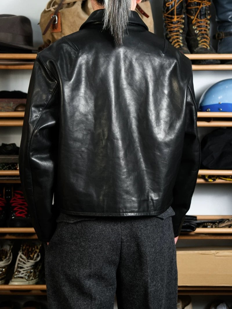 Wide Pattern 1930s Remake — Oil-Wax Calfskin