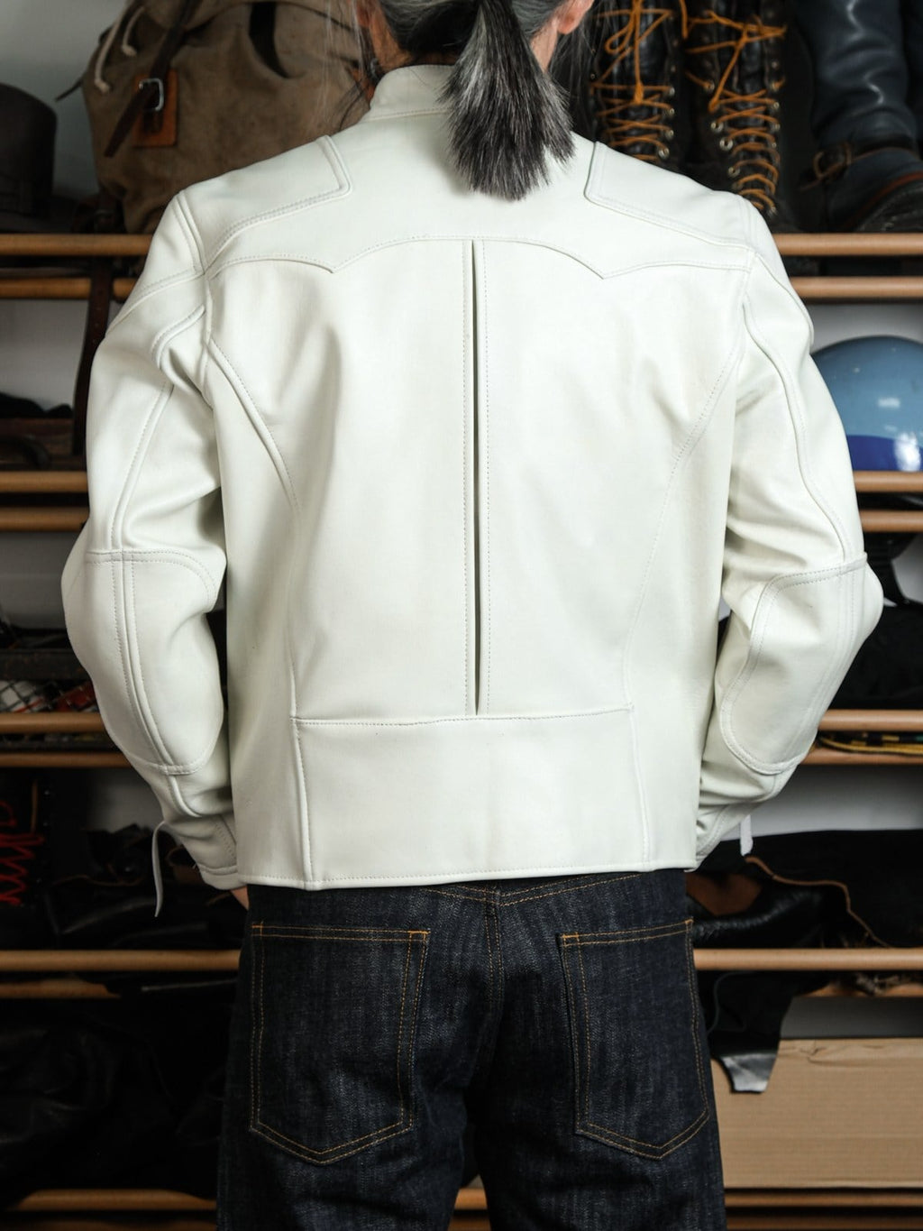 Single Riders Leather Jacket — Tannin Tanned Goatskin
