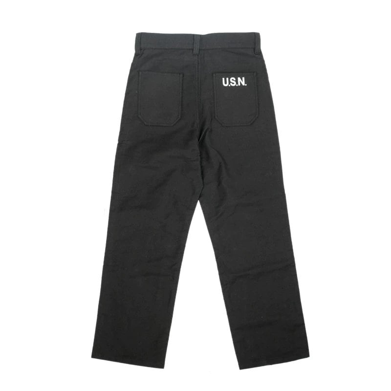 N-1 Deck Pants — All Cotton, Straight, Black