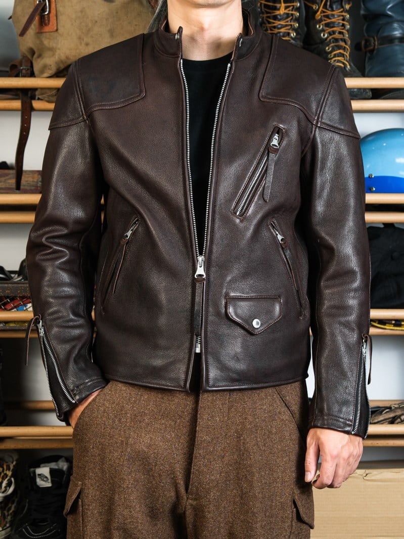 Single Riders Leather Jacket — Tannin Tanned Goatskin