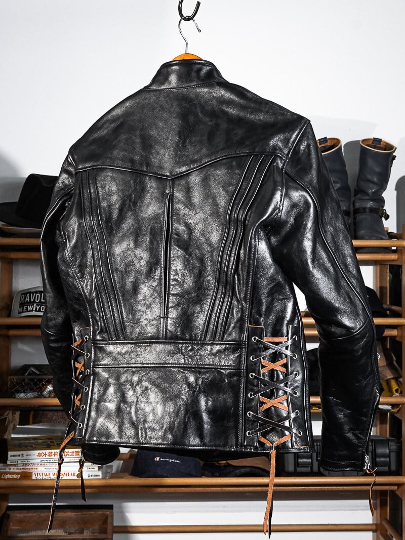 Sonoma Jacket ワイドショルダー絞り ホースハイド